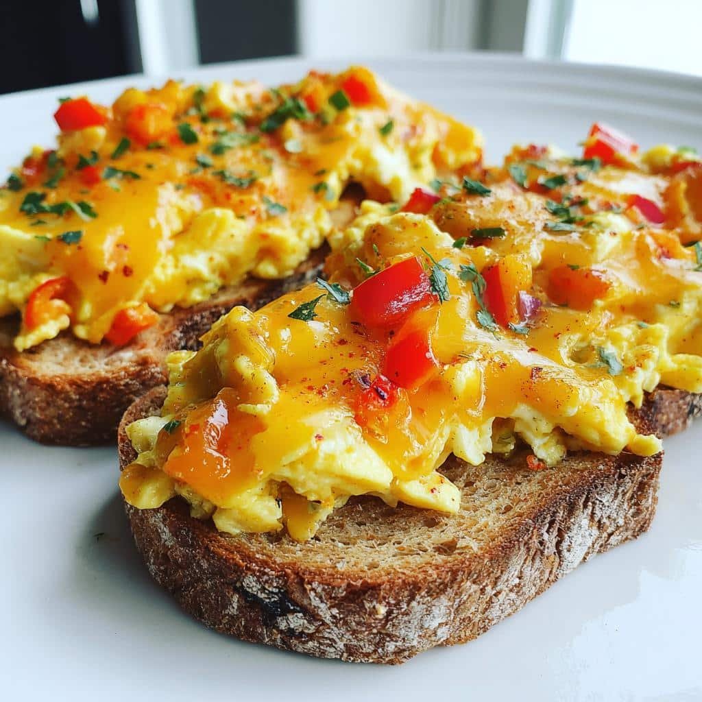 Veggie Egg Scramble Breakfast Melt - detail 1