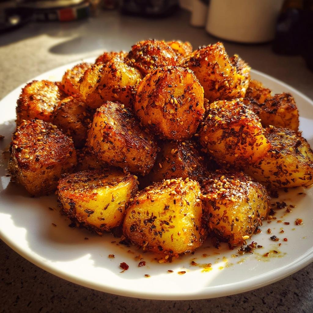 Za’atar spiced potato bites (air fryer)