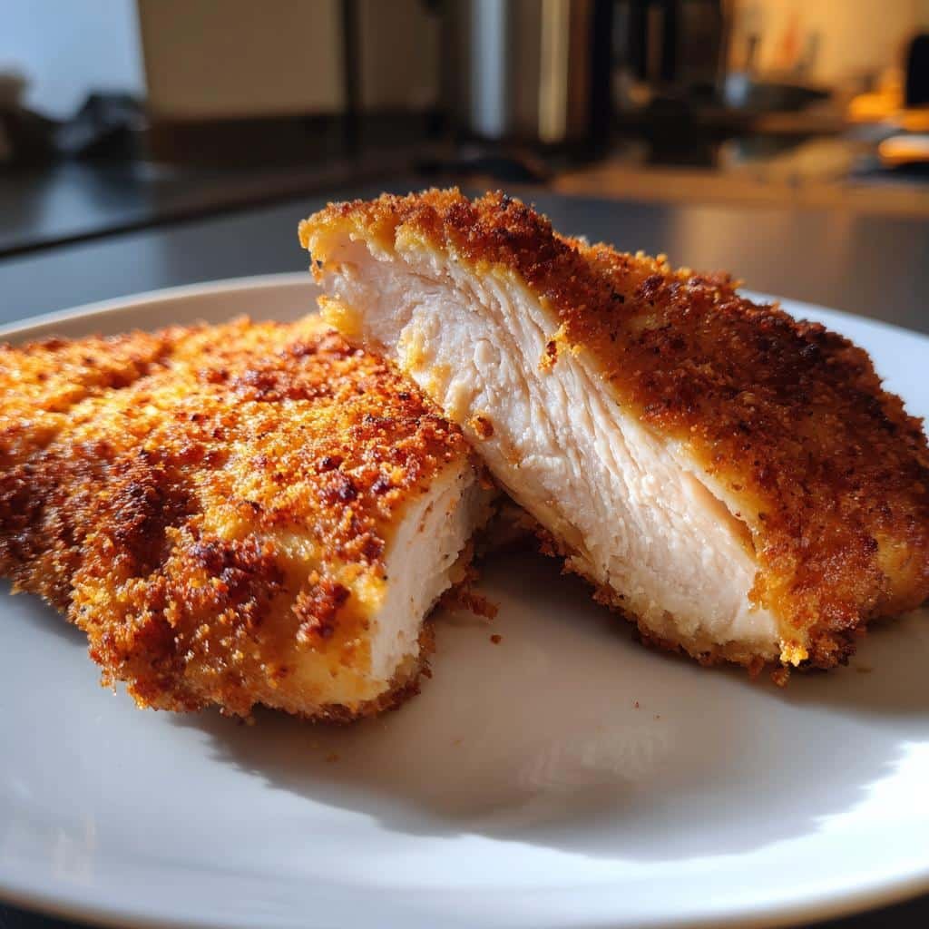 Juicy Air Fryer Breaded Chicken Breast in Just 20 Minutes 4 delicious Air Fryer Breaded Chicken Breast - detail 1