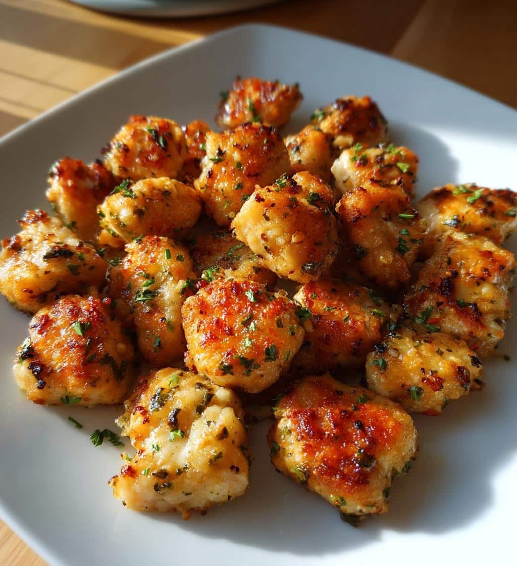 Air Fryer 15 Minute Garlic Butter Chicken Bites - detail 1