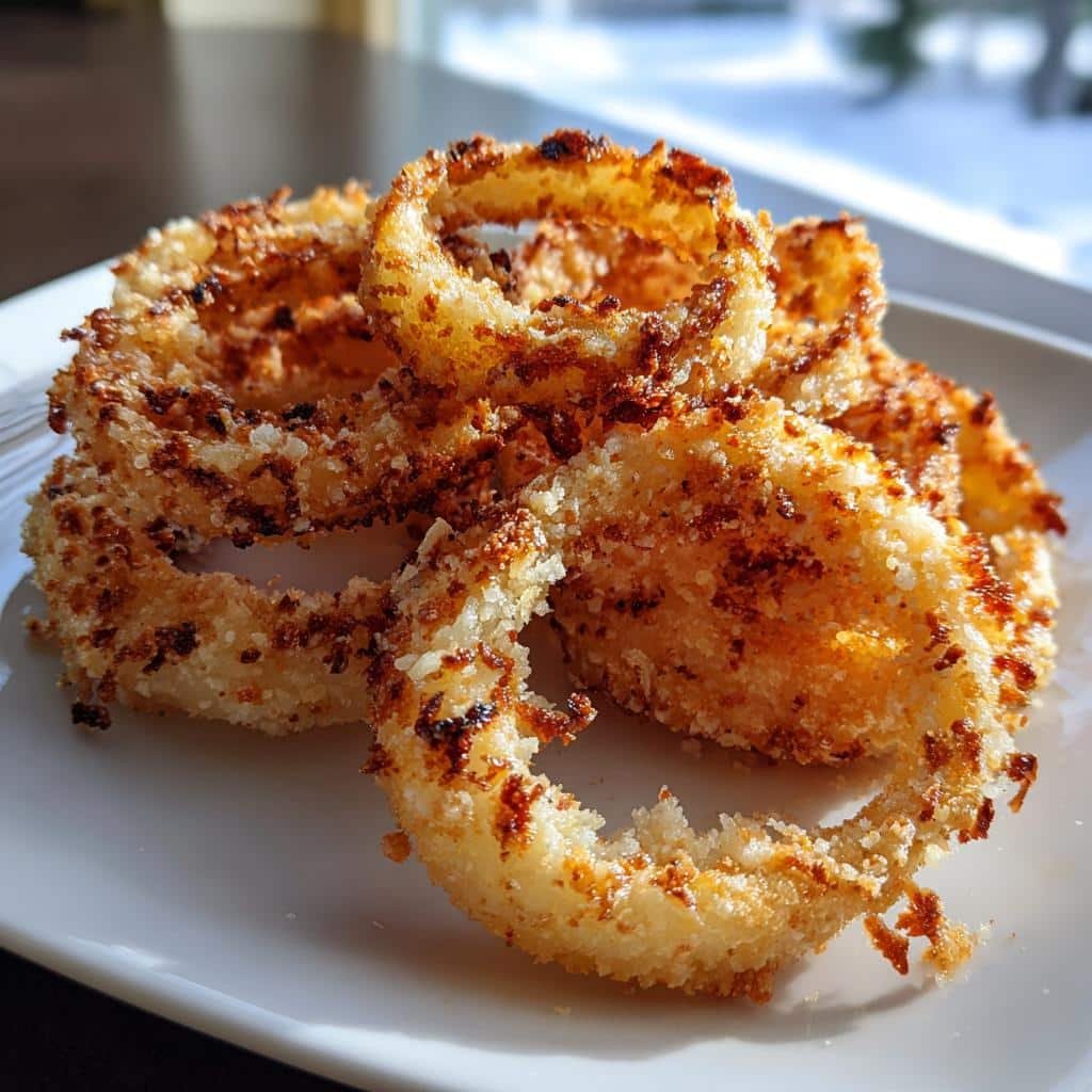 Air Fryer 2-Ingredient Onion Ring Chips (Parmesan) - detail 1