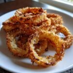 Air Fryer 2-Ingredient Onion Ring Chips (Parmesan)