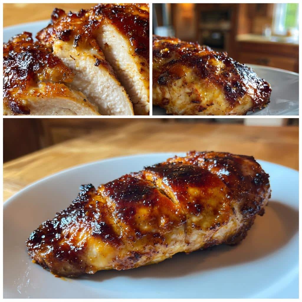 Air Fryer 5-Ingredient Chicken Breast BBQ