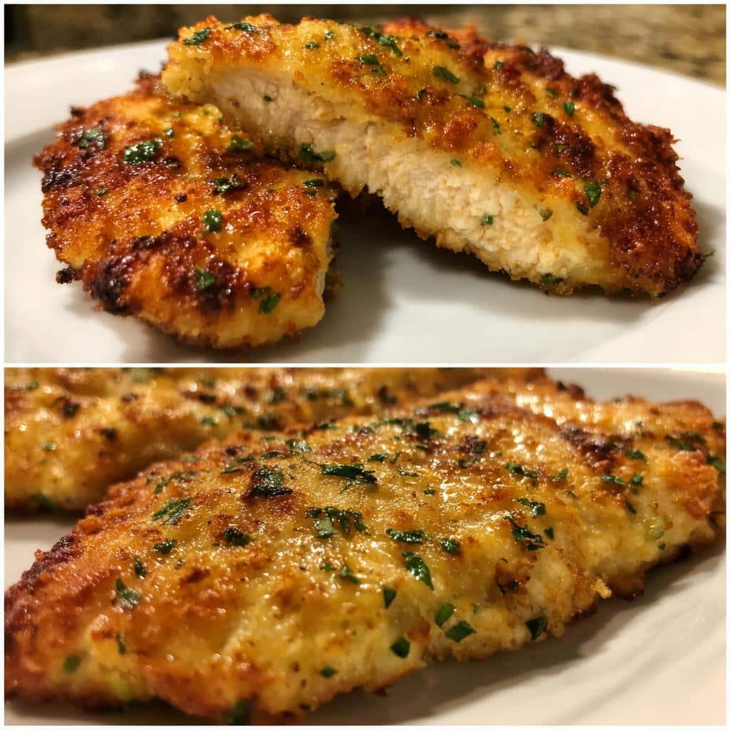 Air Fryer 5-Ingredient Chicken Breast Garlic Parmesan - detail 1