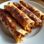 Air Fryer Apple Cinnamon Tortilla Roll-Ups