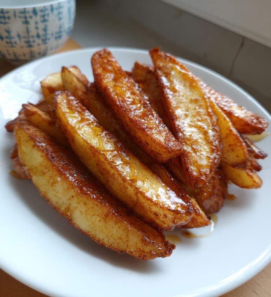Air Fryer Apple Pie Spice Breakfast Wedges