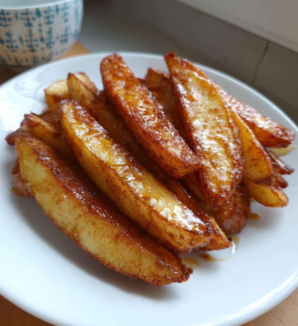 Air Fryer Apple Pie Spice Breakfast Wedges
