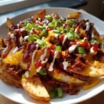 Air Fryer BBQ Pulled Pork Loaded Wedges