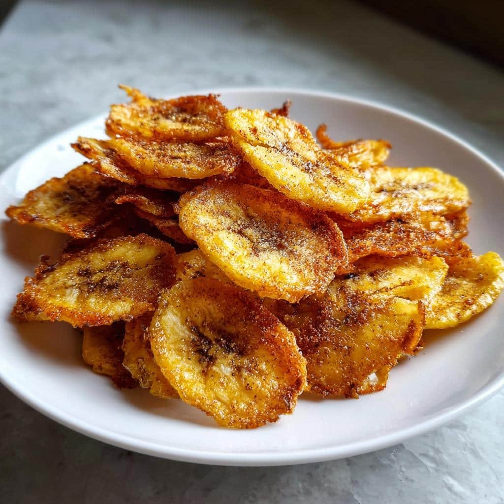 Air Fryer Banana Chips (Crispy Fried)