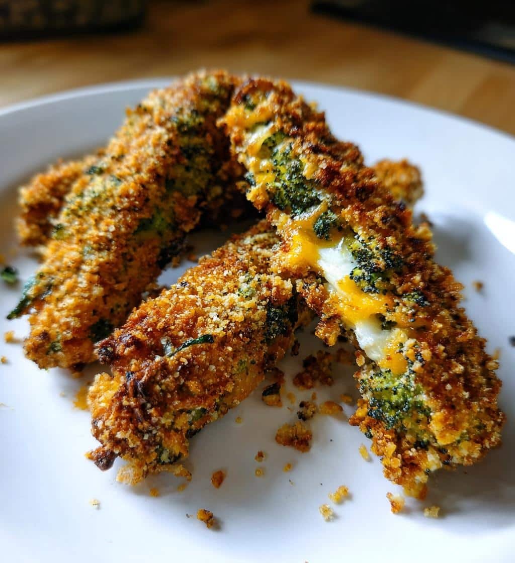 Air Fryer Broccoli & Cheddar Sticks - detail 1