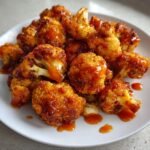 Air Fryer Buffalo Cauliflower Fry Bites