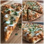 Air Fryer Buffalo Chicken Flatbread Pizza