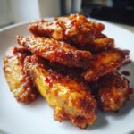 Air Fryer Buffalo Wings Honey Garlic