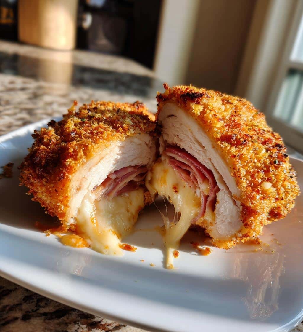 Air Fryer Chicken Cordon Bleu - detail 1