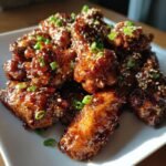Air Fryer Chili Garlic Wings Asian Style