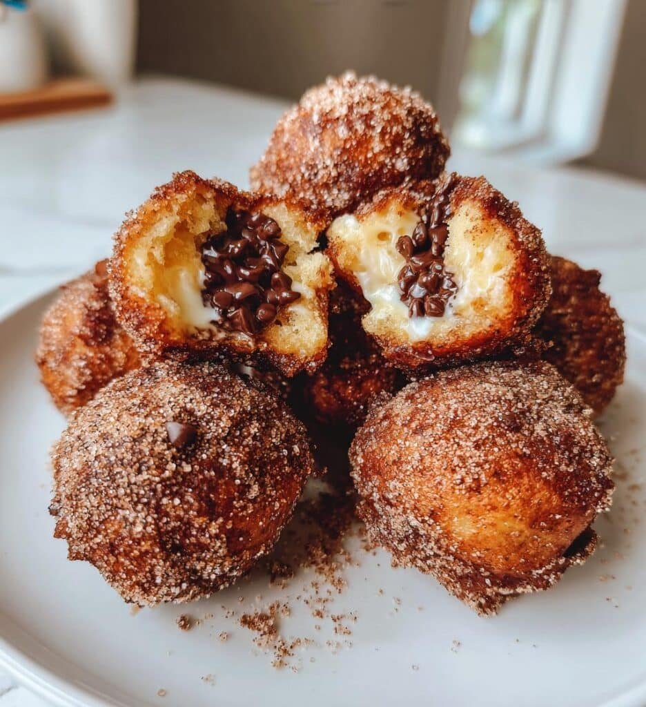 Air Fryer Chocolate Chip Churro Dough