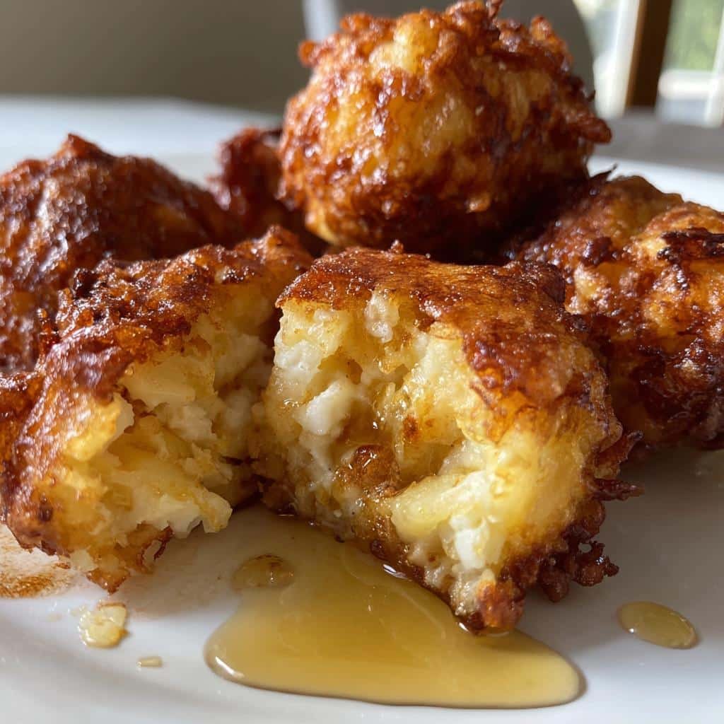 Air Fryer Cottage Cheese Apple Fritters