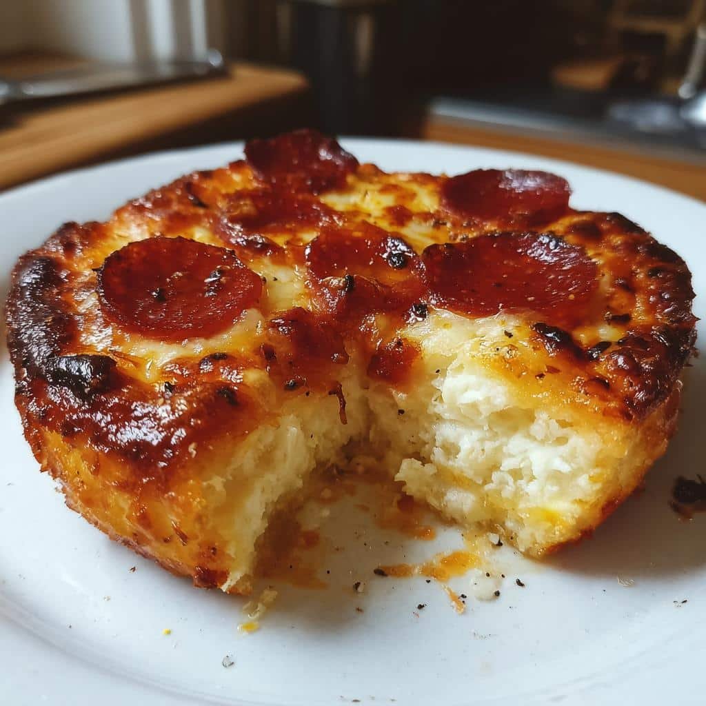 Air Fryer Cottage Cheese Pizza Bowl Pepperoni