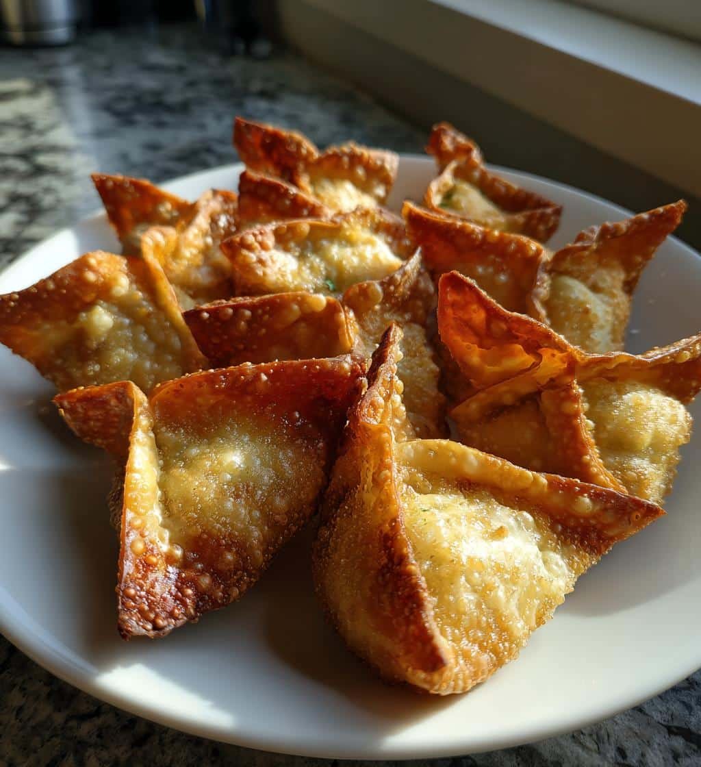 Air Fryer Crispy Cream Cheese Wontons - detail 1