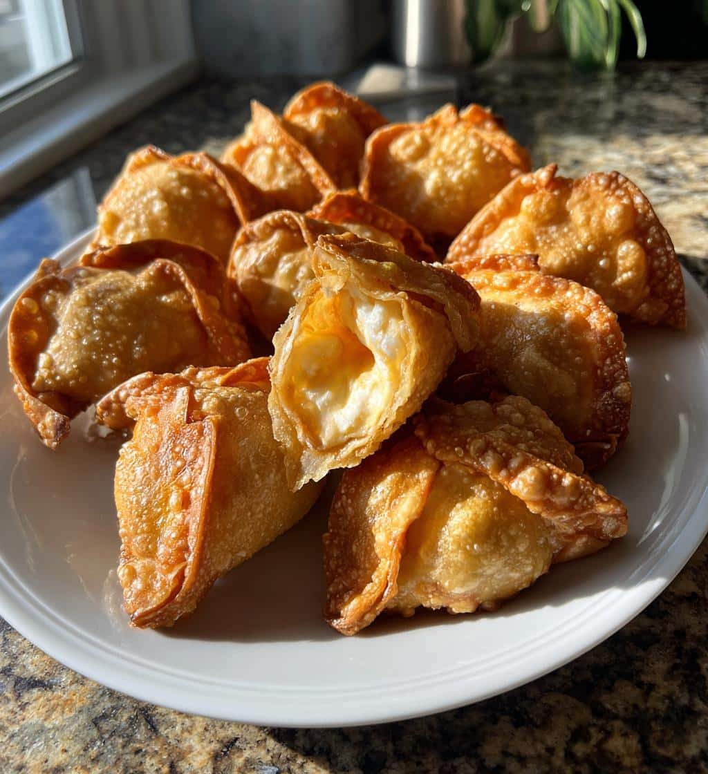 Air Fryer Crispy Cream Cheese Wontons - detail 1