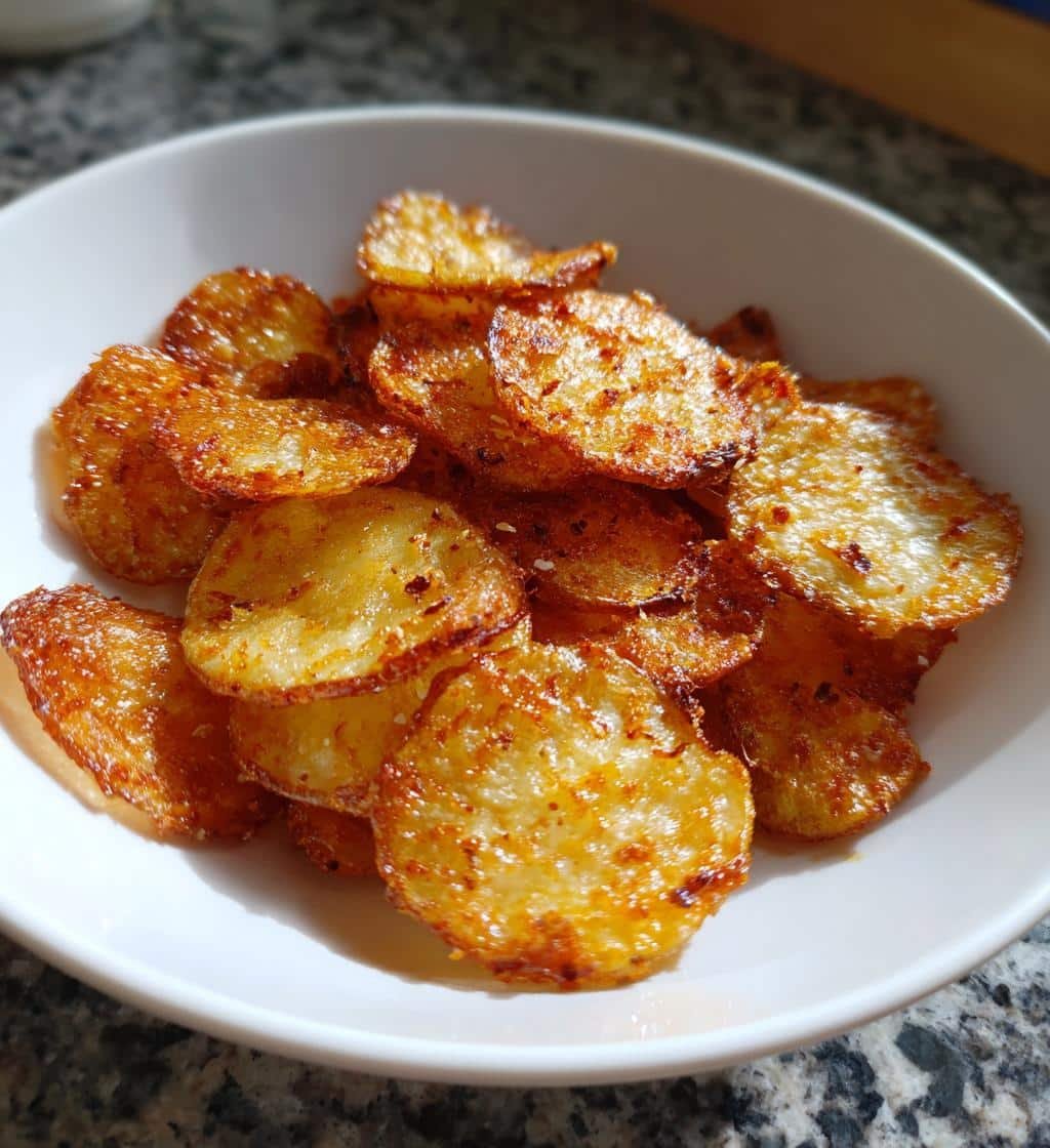 Air Fryer Crispy Fish Sauce Potato Chips