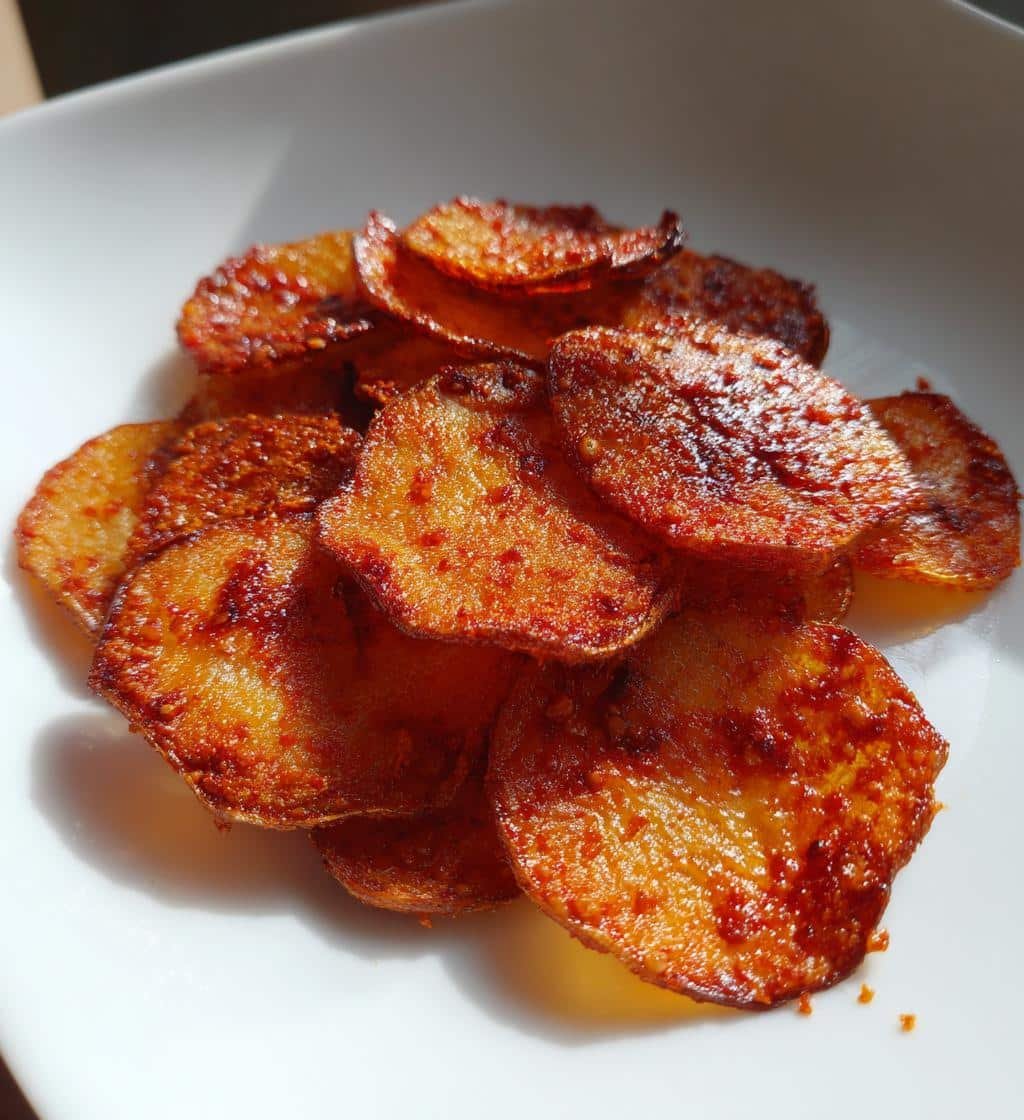 Air Fryer Crispy Gochujang Potato Chips - detail 1