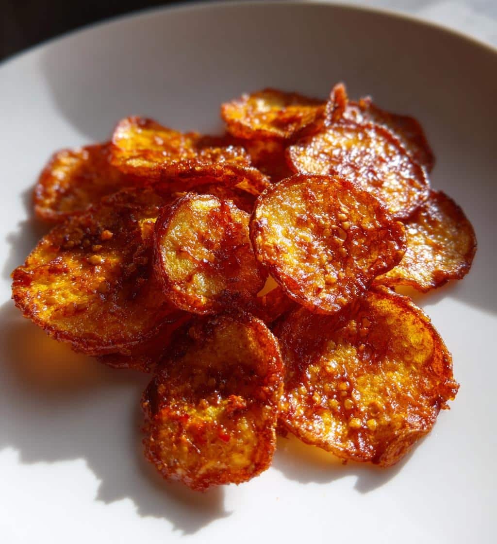 Air Fryer Crispy Gochujang Potato Chips