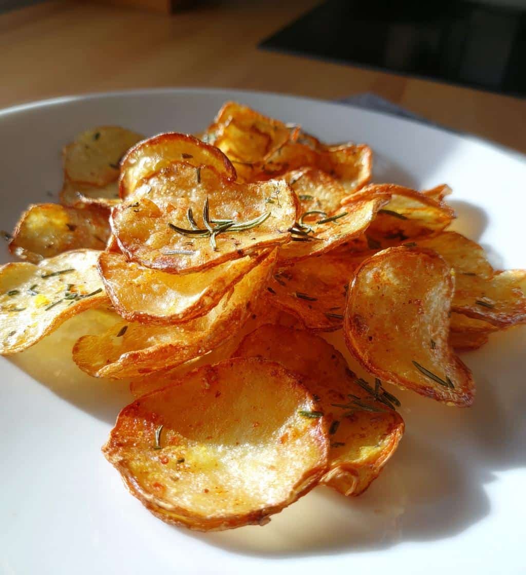 Air Fryer Crispy Herb Oil Potato Chips - detail 1