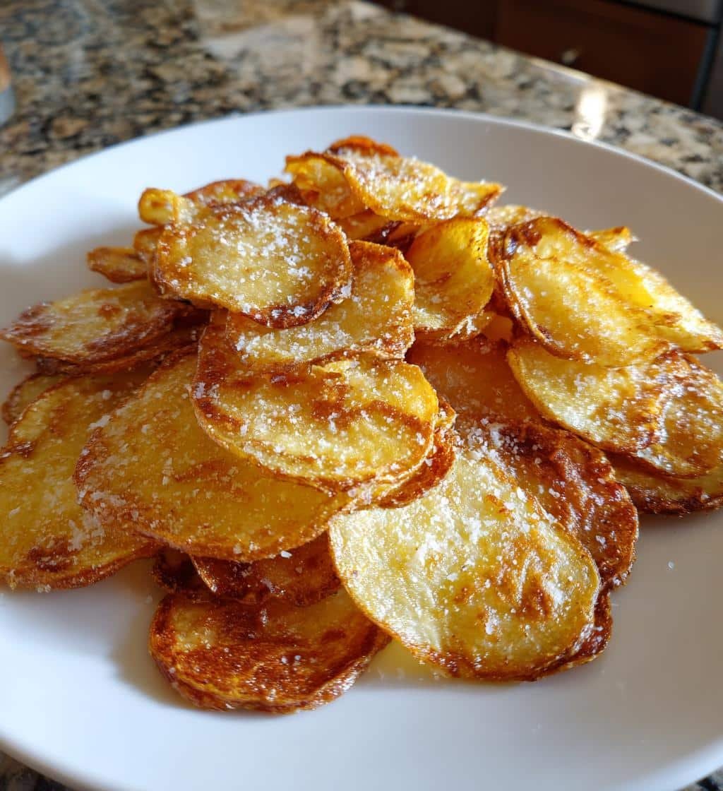 Air Fryer Crispy Honey Mustard Potato Chips - detail 1