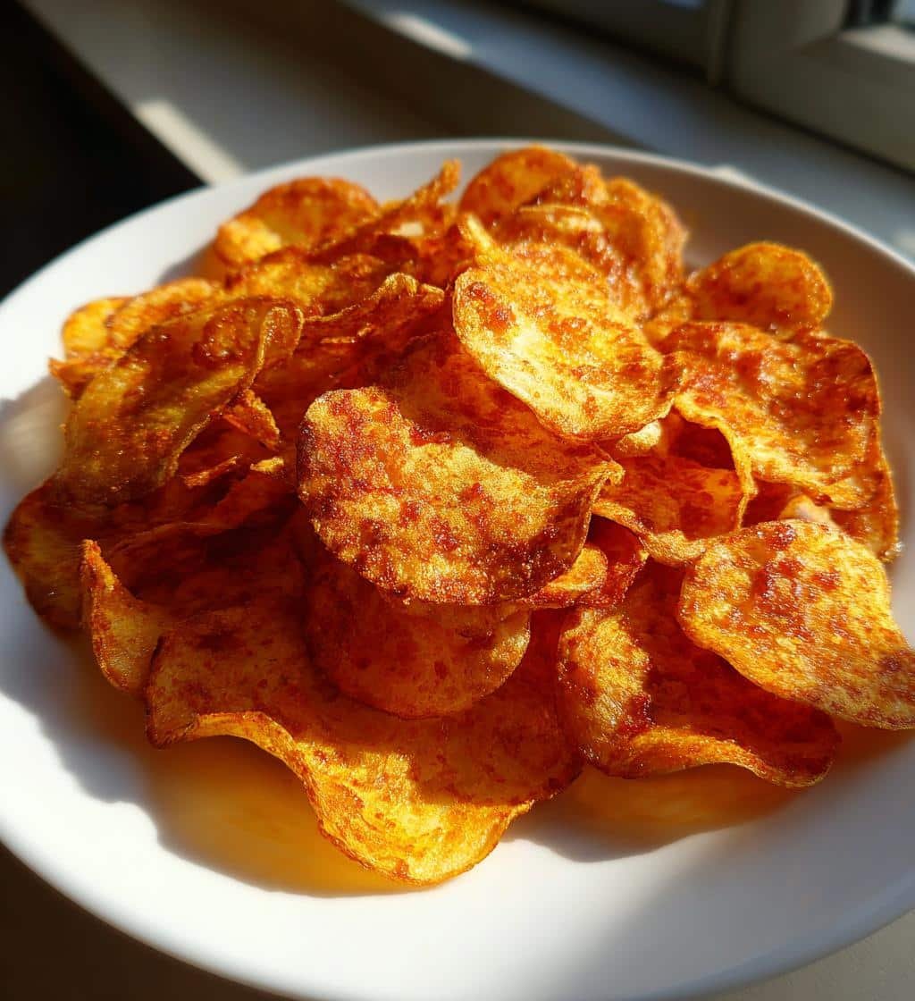 Spicy Air Fryer Crispy Hot Sauce Potato Chips in 25 Minutes 4 Air Fryer Crispy Hot Sauce Potato Chips - detail 1