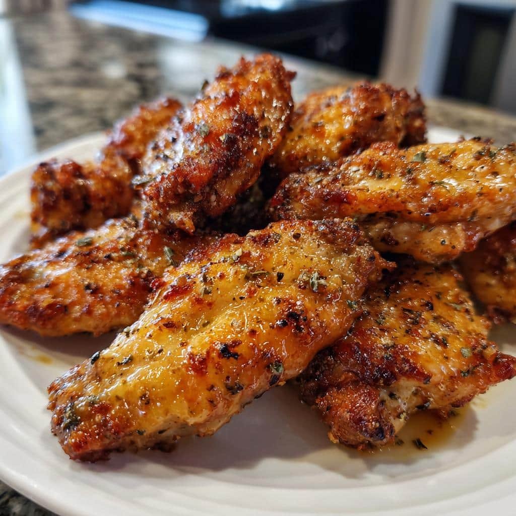 Air Fryer Crispy Lemon Pepper Baking Powder Wings - detail 1