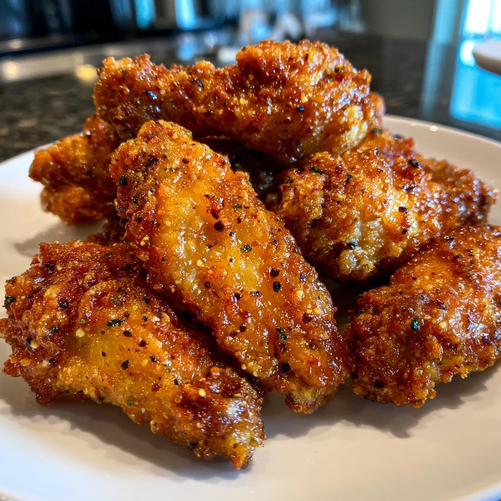 Air Fryer Crispy Lemon Pepper Baking Powder Wings