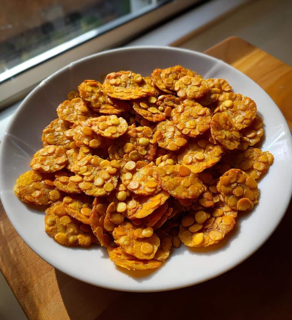 Air Fryer Crispy Lentil Crisps - detail 1