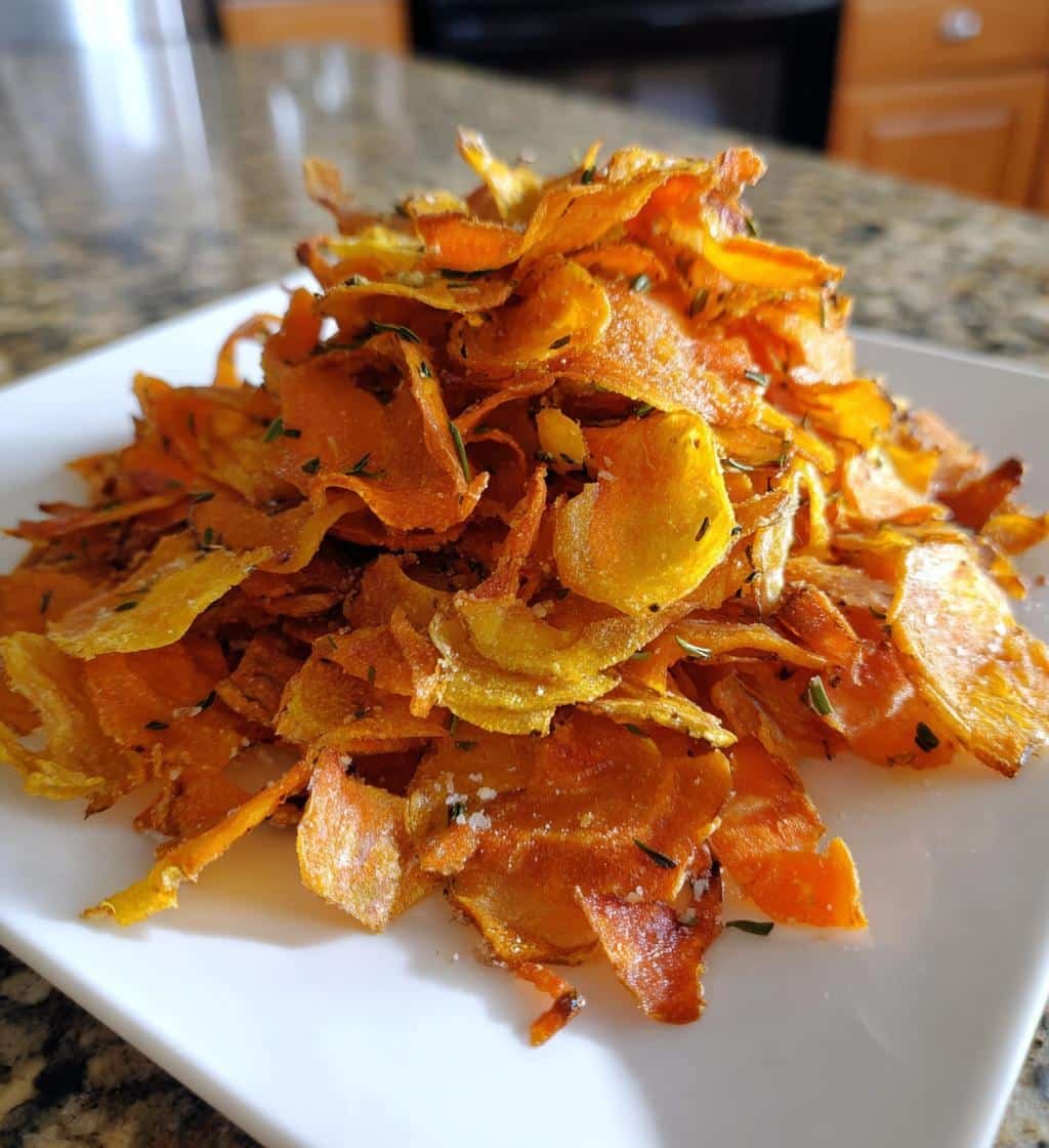 Air Fryer Crispy Mixed Vegetable Chips - detail 1