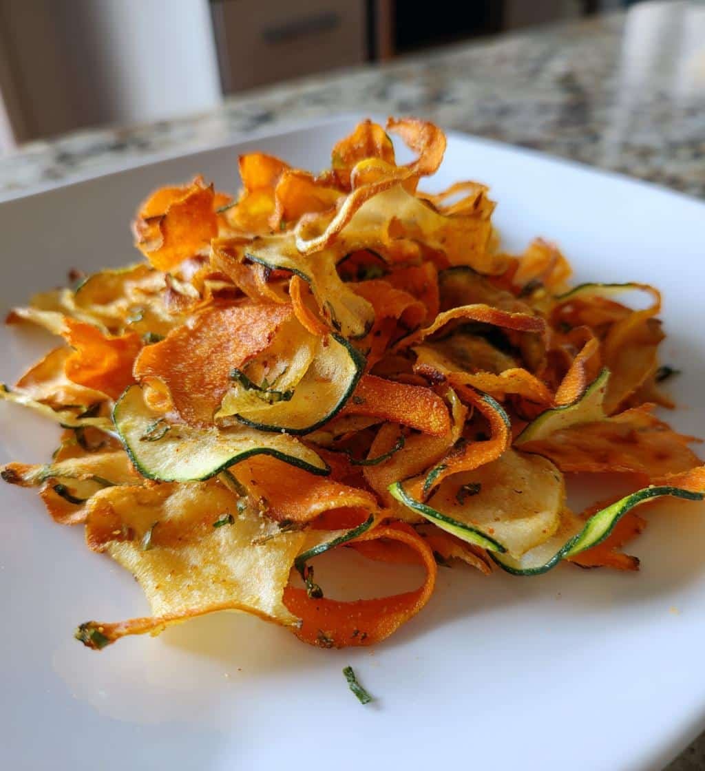 Air Fryer Crispy Mixed Vegetable Chips