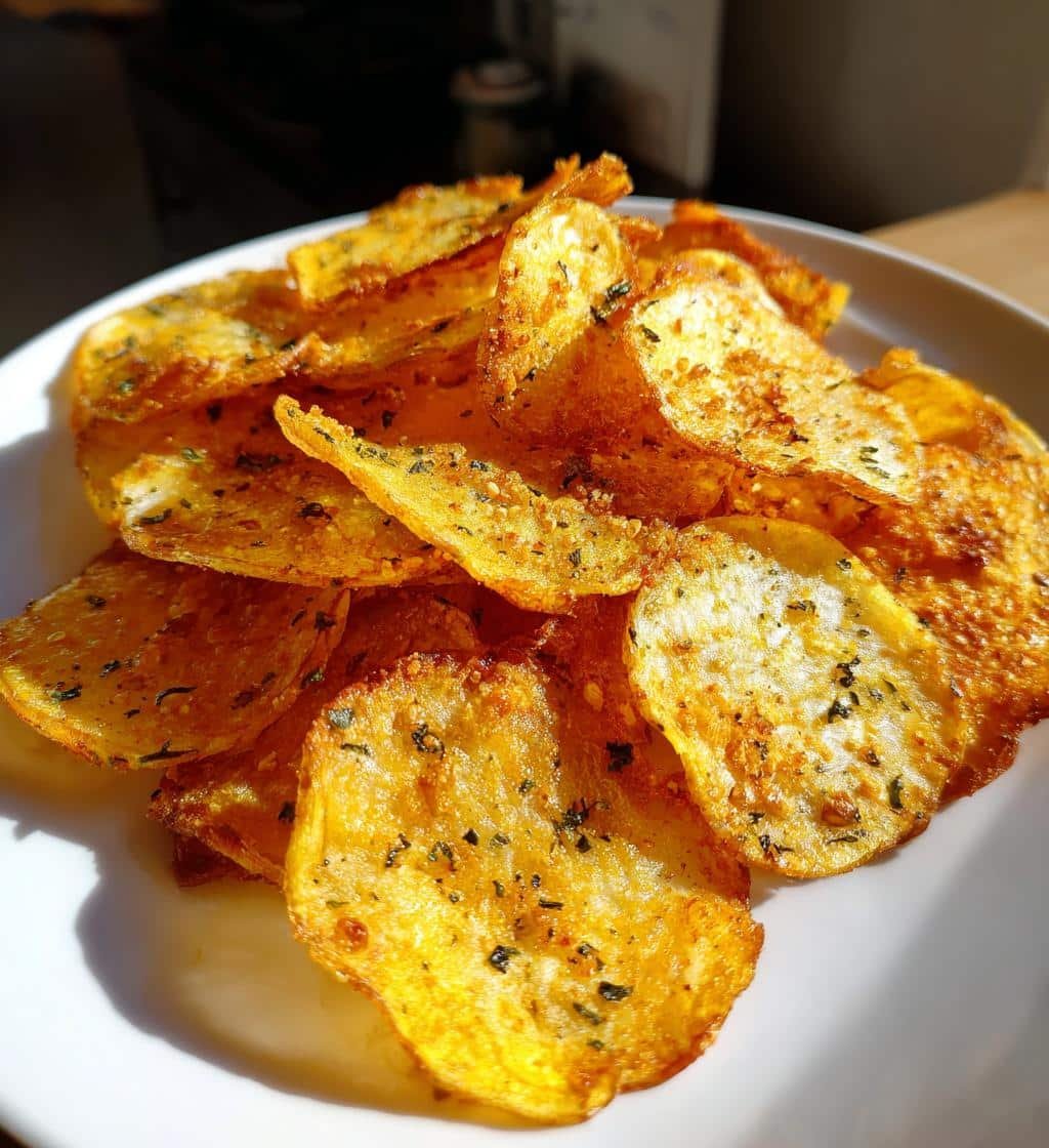 Air Fryer Crispy Nutritional Yeast Chips - detail 1