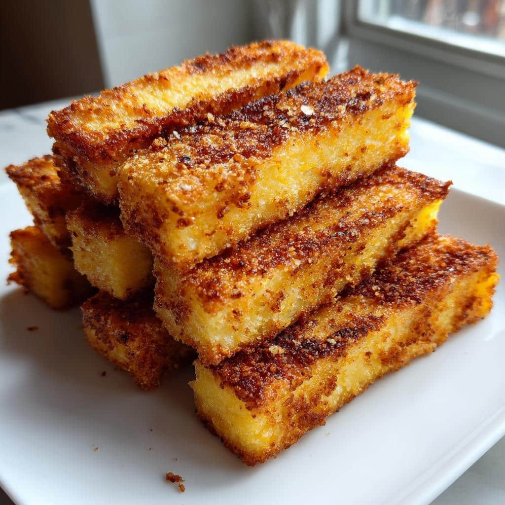 Air Fryer Crispy Polenta Fries (Tubed Polenta)