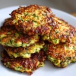Air Fryer Crispy Zucchini Fritters in 5 Minutes