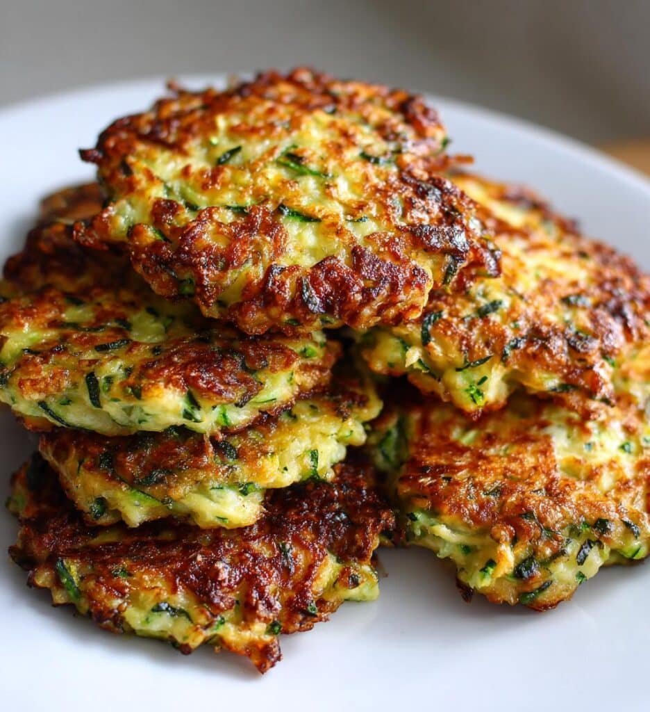 Air Fryer Crispy Zucchini Fritters in 5 Minutes