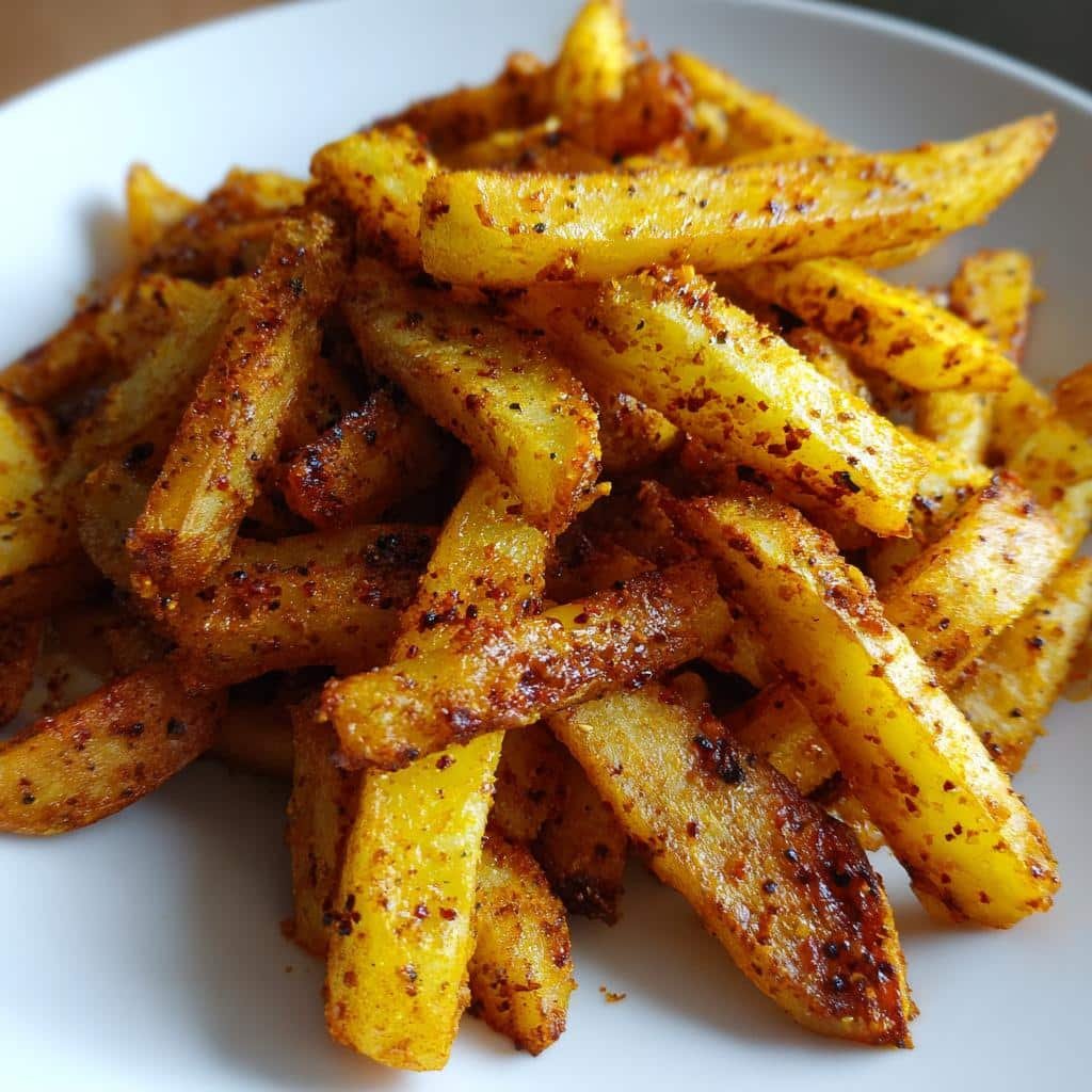 Air Fryer Curry Powder Spiced Fries