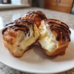 Air Fryer Donuts Boston Cream