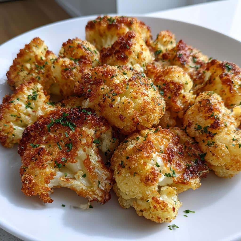 Air Fryer Easy Cauliflower Garlic Parmesan - detail 1