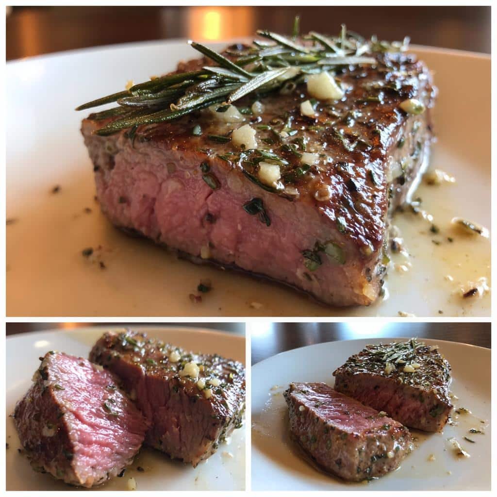 Air Fryer Easy Garlic Rosemary Grilled Steak