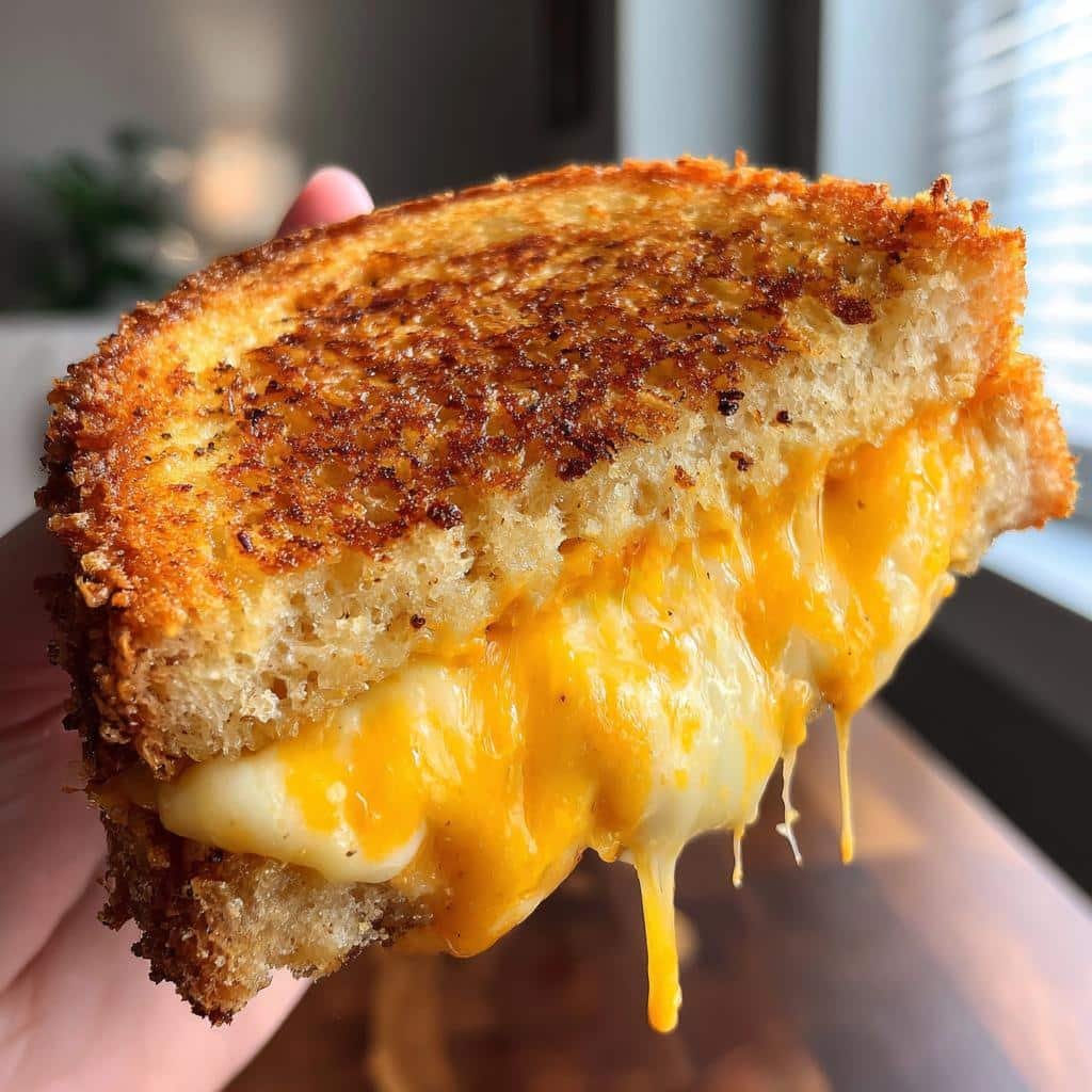 Air Fryer Easy Keto Bread Grilled Cheese