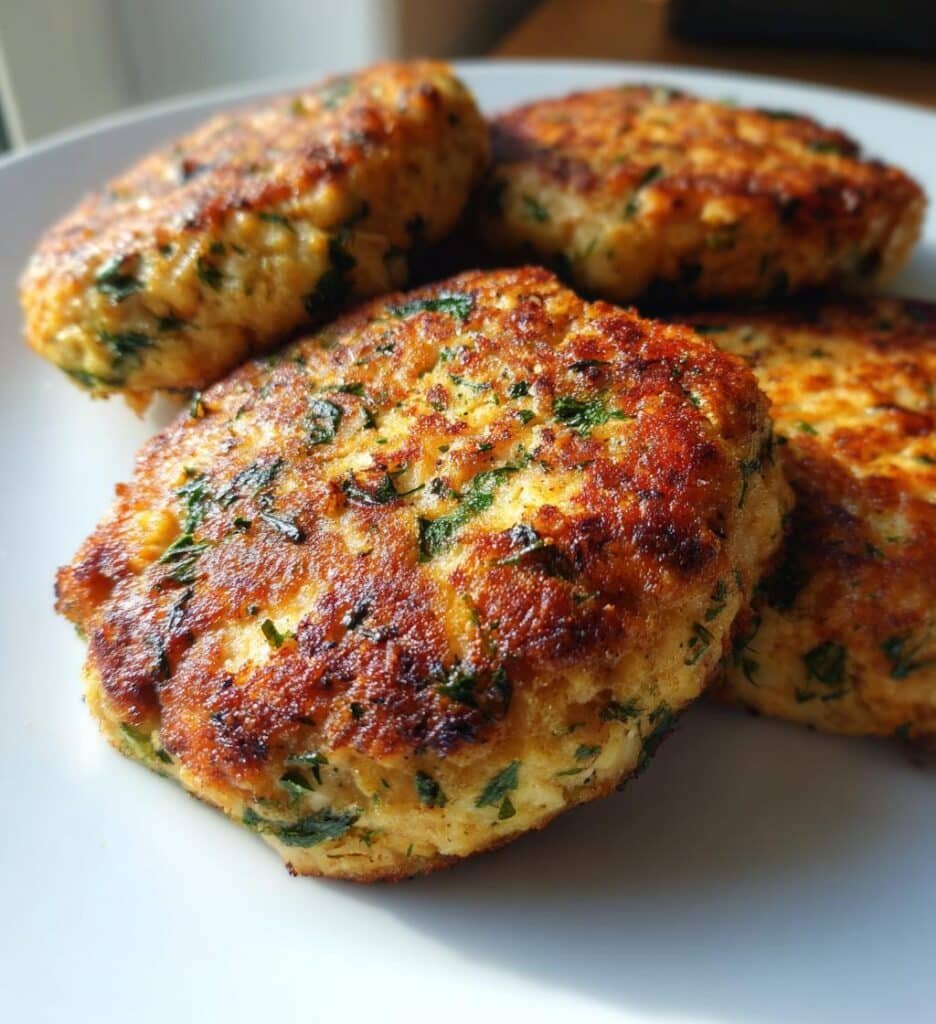 Air Fryer Easy Keto Salmon Patties Herb Seasoned
