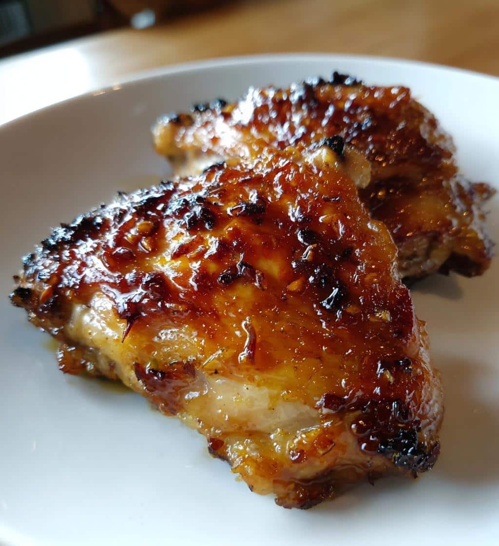 Air Fryer Easy Soy Garlic Chicken Thighs