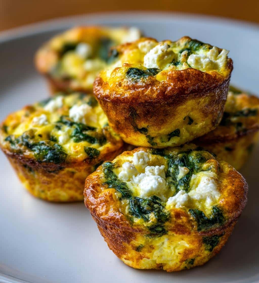 Air Fryer Egg Bites  Spinach Feta - detail 1