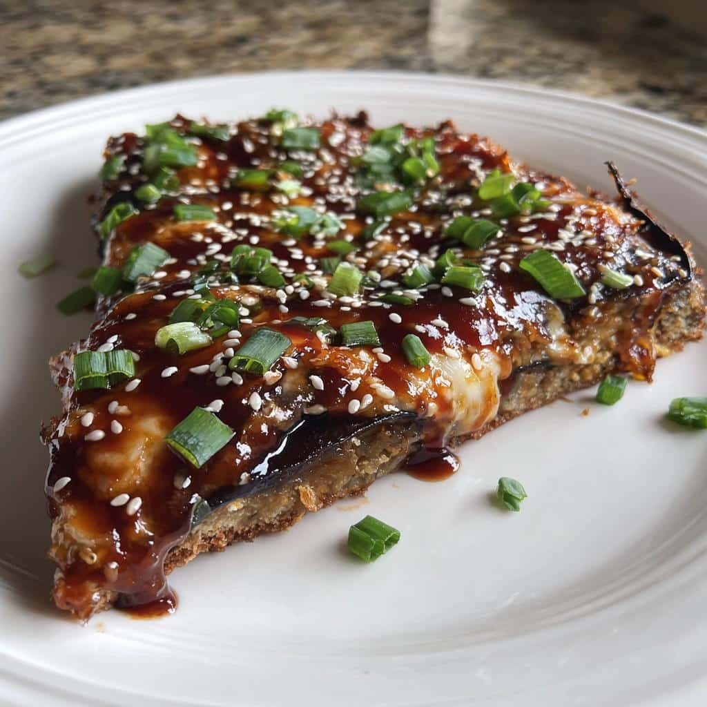 21-Minute Air Fryer Eggplant Pizza with Asian Glaze Magic 4 Air Fryer Eggplant Pizza (Asian-Inspired Glaze) - detail 1