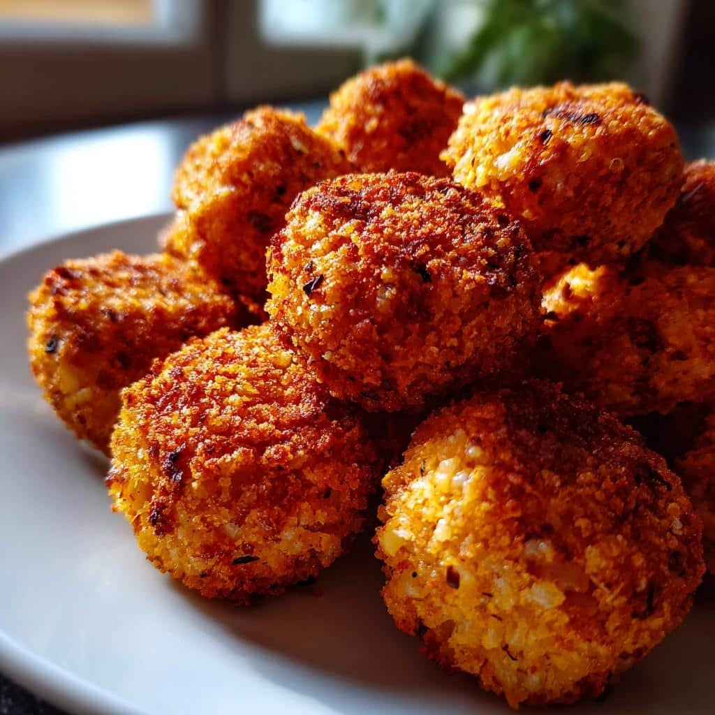Air Fryer Egyptian Koshari Nuggets