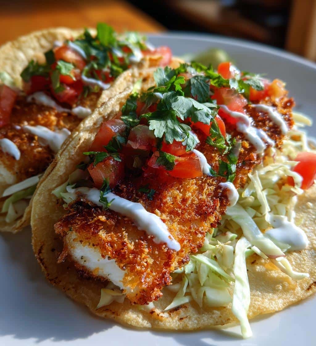 Air Fryer Fish Tacos Crispy